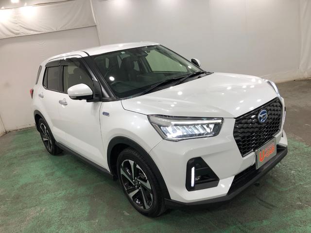 ロッキープレミアムG HEV 走行42803キロ/車検整備付/ナビ一年保証・走行距離無制限 走行42803キロ フルセグナビ ブルートゥース USB 全周囲カメラ ドラレコ クリアランスソナー LEDヘッドライト シートヒーター(埼玉県)の中古車