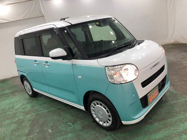 ムーヴキャンバスストライプスX 走行8933キロ/ナビ/ドラレコ一年保証・走行距離無制限 走行8933キロ フルセグナビ ブルートゥース バックカメラ ドラレコ クリアランスソナー オートライト LEDヘッドライト ベンチシート 両側電動スライドドア(埼玉県)の中古車