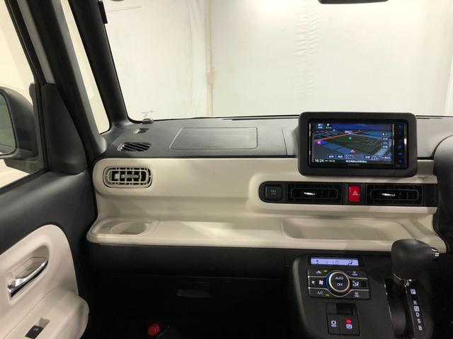 ムーヴキャンバスストライプスＧ　走行１３４１キロ／ナビ／バックカメラ一年保証・走行距離無制限　走行１３４１キロ　フルセグナビ　ブルートゥース　バックカメラ　ＤＶＤ　クリアランスソナー　ＬＥＤヘッドライト　オートライト　シートヒーター　両側電動スライドドア（埼玉県）の中古車