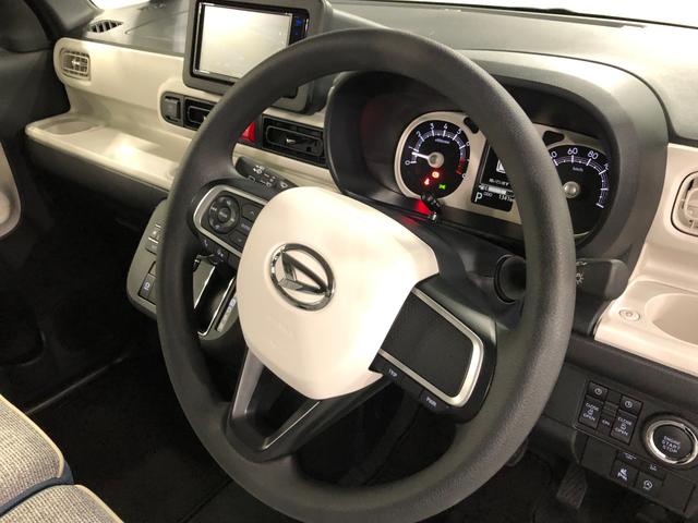 ムーヴキャンバスストライプスＧ　走行１３４１キロ／ナビ／バックカメラ一年保証・走行距離無制限　走行１３４１キロ　フルセグナビ　ブルートゥース　バックカメラ　ＤＶＤ　クリアランスソナー　ＬＥＤヘッドライト　オートライト　シートヒーター　両側電動スライドドア（埼玉県）の中古車