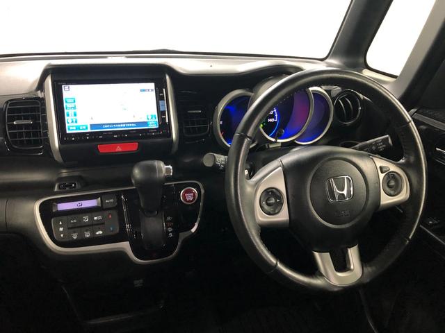 N−BOXカスタムGターボSSパッケージ 走行61433キロ/車検整備付/ナビ一年保証・走行距離無制限 走行61433キロ ワンセグナビ ブルートゥース バックカメラ ドラレコ サイドエアバック オートライト HIDヘッドライト 両側電動スライドドア(埼玉県)の中古車