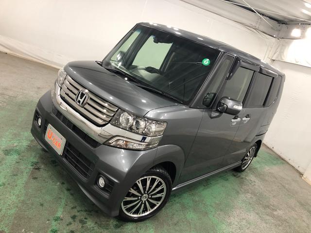 N−BOXカスタムGターボSSパッケージ 走行61433キロ/車検整備付/ナビ一年保証・走行距離無制限 走行61433キロ ワンセグナビ ブルートゥース バックカメラ ドラレコ サイドエアバック オートライト HIDヘッドライト 両側電動スライドドア(埼玉県)の中古車
