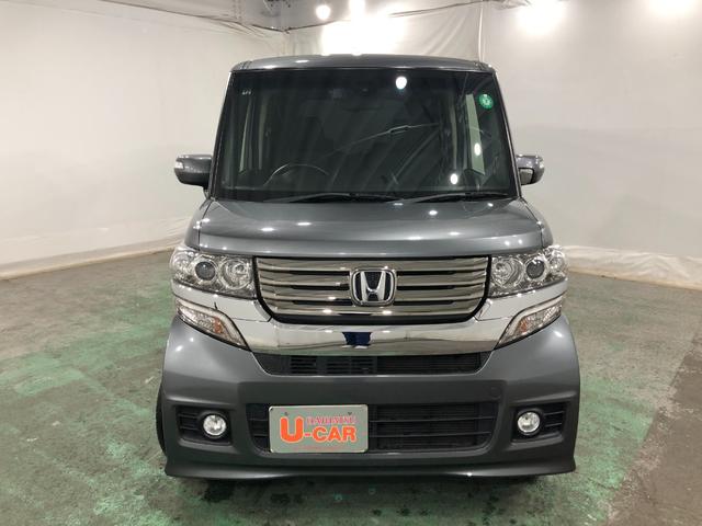 N−BOXカスタムGターボSSパッケージ 走行61433キロ/車検整備付/ナビ一年保証・走行距離無制限 走行61433キロ ワンセグナビ ブルートゥース バックカメラ ドラレコ サイドエアバック オートライト HIDヘッドライト 両側電動スライドドア(埼玉県)の中古車