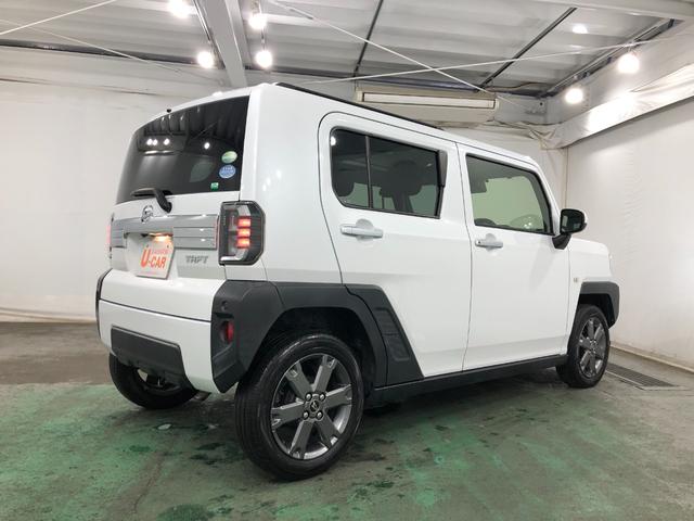 タフトGターボ 走行58988キロ/車検整備付/タイヤ2本交換一年保証・走行距離無制限 走行58988キロ フルセグナビ ブルートゥース バックカメラ ドラレコ クリアランスソナー オートライト LEDヘッドライト シートヒーター(東京都)の中古車