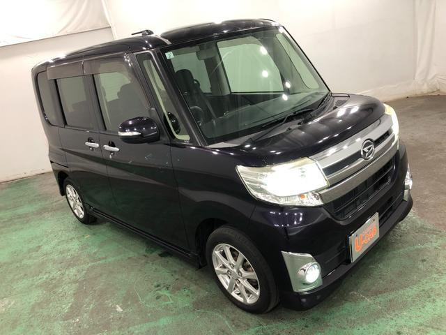 タントカスタムX 走行97400キロ/タイヤ4本交換/タバコ臭一年保証・走行距離無制限 走行97400キロ フルセグナビ ブルートゥース バックカメラ オートライト LEDヘッドライト 片側電動スライドドア(埼玉県)の中古車