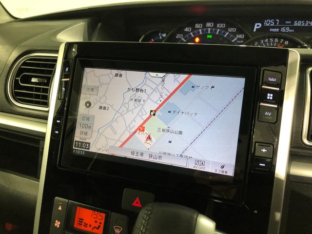 タントカスタムRS トップエディションSAIII フルセグナビ1年保証距離無制限 走行68534キロ フルセグナビ バックカメラ ブルートゥース 純正マット LEDヘッドランプ アイドリングストップ シートヒーター 両側電動スライドドア オート格納式ドアミラー(埼玉県)の中古車