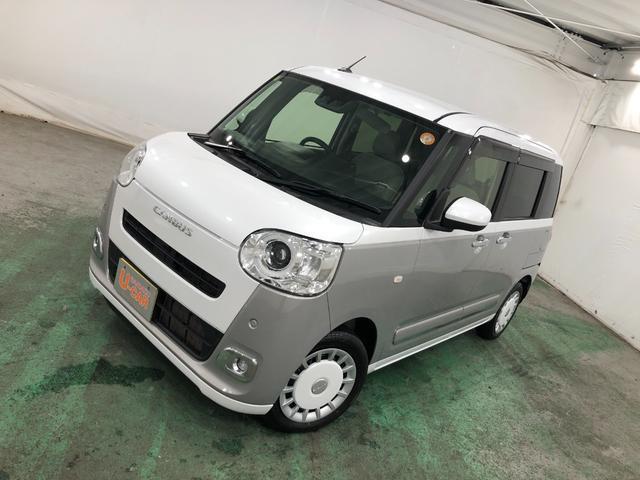 ムーヴキャンバスストライプスGターボ 走行36674キロ LED 両側電スラ一年保証・走行距離無制限 走行36674キロ サイドエアバック クリアランスソナー オートライト オートマチックハイビーム LEDヘッドライト ベンチシート シートヒーター 両側電動スライドドア(埼玉県)の中古車