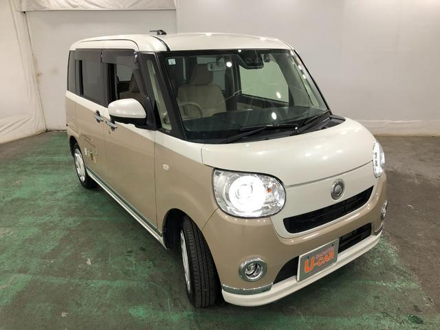 ムーヴキャンバスGメイクアップリミテッド SAIII フルタイム4WD ナビ1年保証距離無制限 雹害跡 走行距離84048キロ パノラマモニター ドラレコ 純正マット サイドエアバッグ LEDヘッドランプ アイドリングストップ シートヒーター 両側電動スライドドア(埼玉県)の中古車