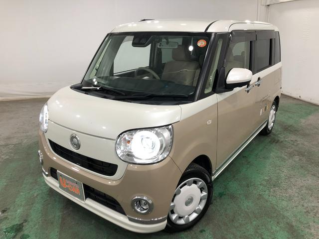 ムーヴキャンバスGメイクアップリミテッド SAIII フルタイム4WD ナビ1年保証距離無制限 雹害跡 走行距離84048キロ パノラマモニター ドラレコ 純正マット サイドエアバッグ LEDヘッドランプ アイドリングストップ シートヒーター 両側電動スライドドア(埼玉県)の中古車