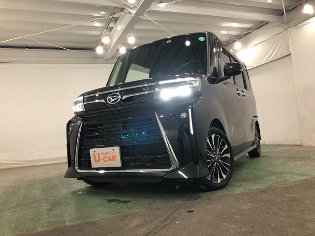 タントカスタムＲＳ　走行４５５９４キロ／車検整備付／雹害／修復歴一年保証・走行距離無制限　走行フルセグナビ　バックカメラ　ＥＴＣ　ブルートゥース　ドラレコ　サイドエアバック　クリアランスソナー　ＬＥＤヘッドライト　両側電動スライドドア　シートヒーター（埼玉県）の中古車