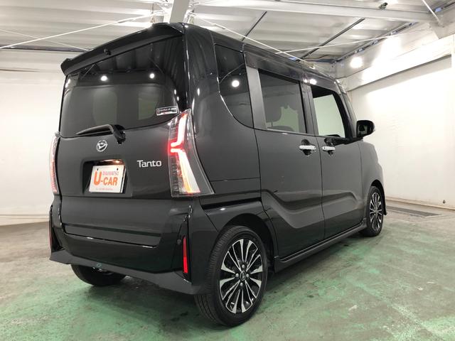 タントカスタムＲＳ　走行４５５９４キロ／車検整備付／雹害／修復歴一年保証・走行距離無制限　走行フルセグナビ　バックカメラ　ＥＴＣ　ブルートゥース　ドラレコ　サイドエアバック　クリアランスソナー　ＬＥＤヘッドライト　両側電動スライドドア　シートヒーター（埼玉県）の中古車