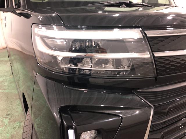 タントカスタムＲＳ　走行４５５９４キロ／車検整備付／雹害／修復歴一年保証・走行距離無制限　走行フルセグナビ　バックカメラ　ＥＴＣ　ブルートゥース　ドラレコ　サイドエアバック　クリアランスソナー　ＬＥＤヘッドライト　両側電動スライドドア　シートヒーター（埼玉県）の中古車