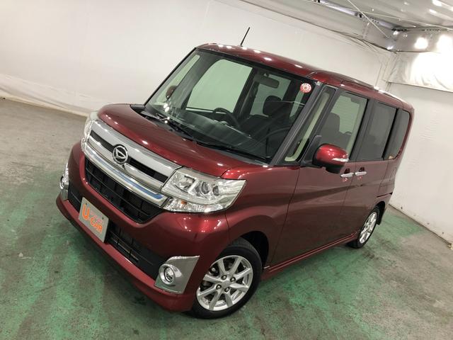 タントカスタムX 車検整備付/走行50496キロ1年保証距離無制限 走行距離50496キロ 車検整備付 純正マット LEDヘッドランプ アイドリングストップ 片側電動スライドドア プッシュボタンスタート オート格納式ドアミラー(東京都)の中古車