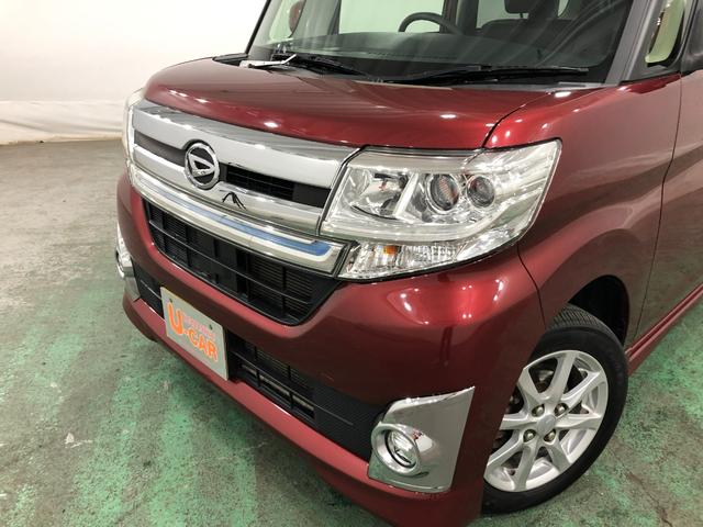 タントカスタムX 車検整備付/走行50496キロ1年保証距離無制限 走行距離50496キロ 車検整備付 純正マット LEDヘッドランプ アイドリングストップ 片側電動スライドドア プッシュボタンスタート オート格納式ドアミラー(東京都)の中古車