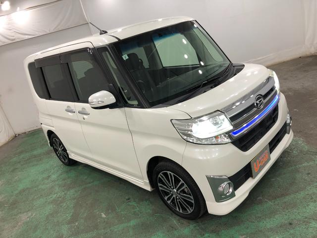 タントカスタムＲＳトップエディションＳＡ　走行７９９２１キロ／ナビ一年保証・走行距離無制限　走行７９９２１キロ　フルセグナビ　ブルートゥース　バックカメラ　ドラレコ　後席モニター　オートライト　ＬＥＤヘッドライト　両側電動スライドドア（埼玉県）の中古車