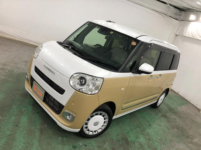 ムーヴキャンバスストライプスG 走行5547キロ/9型ディスプレイオーディオ1年保証距離無制限 走行距離5547キロ ディスプレイオーディオ バックカメラ ドラレコ 純正マット サイドエアバッグ LEDヘッドランプ アイドリングストップ シートヒーター 両側電動スライドドア(埼玉県)の中古車