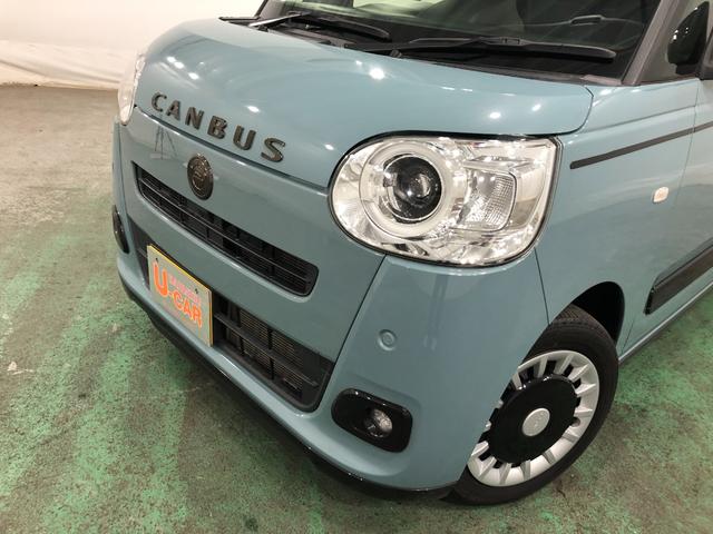 ムーヴキャンバスセオリーＧターボ　走行２８１１０キロ／車検整備付／ナビ一年保証・走行距離無制限　走行２８１１０キロ　フルセグナビ　ＥＴＣ　ブルートゥース　バックカメラ　ドラレコ　クリアランスソナー　オートライト　ＬＥＤヘッドライト　　シートヒーター　両側電動スライドドア（埼玉県）の中古車