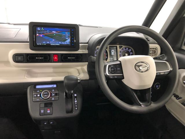 ムーヴキャンバスストライプスＧ　走行１５７４キロ／ナビ／バックカメラ一年保証・走行距離無制限　走行１５７４キロ　フルセグナビ　バックカメラ　ブルートゥース　サイドエアバック　クリアランスソナー　ＬＥＤヘッドライト　シートヒーター　両側電動スライドドア（埼玉県）の中古車