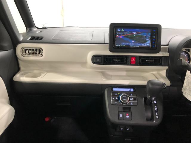 ムーヴキャンバスストライプスＧ　走行１５７４キロ／ナビ／バックカメラ一年保証・走行距離無制限　走行１５７４キロ　フルセグナビ　バックカメラ　ブルートゥース　サイドエアバック　クリアランスソナー　ＬＥＤヘッドライト　シートヒーター　両側電動スライドドア（埼玉県）の中古車