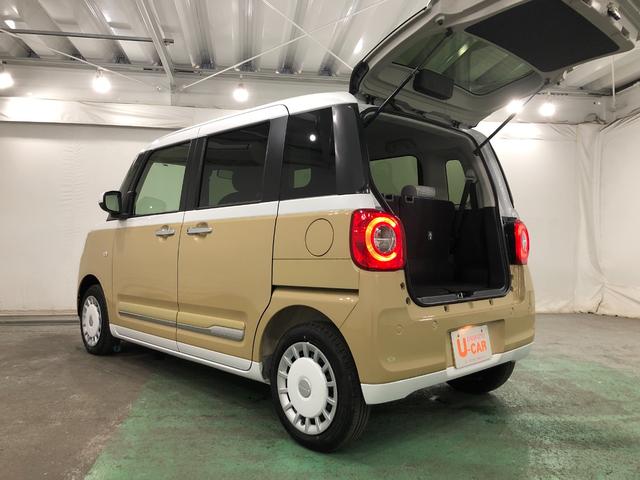 ムーヴキャンバスストライプスＧ　走行１５７４キロ／ナビ／バックカメラ一年保証・走行距離無制限　走行１５７４キロ　フルセグナビ　バックカメラ　ブルートゥース　サイドエアバック　クリアランスソナー　ＬＥＤヘッドライト　シートヒーター　両側電動スライドドア（埼玉県）の中古車