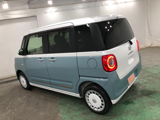 ムーヴキャンバスストライプスＧターボ　４ＷＤ　走行１８１１１キロ　大画面ナビ一年保証・走行距離無制限　走行１８１１１キロ　純正１０インチフルセグナビ　ブルートゥース　全周囲カメラ　ドラレコ　クリアランスソナー　ＬＥＤヘッドライト　シートヒーター　両側電動スライドドア（埼玉県）の中古車