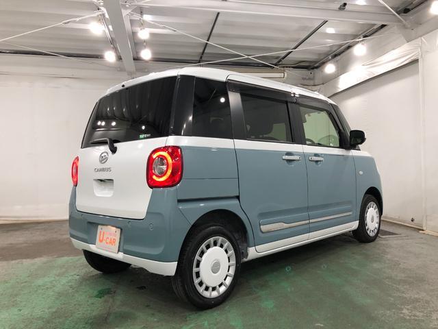 ムーヴキャンバスストライプスＧターボ　４ＷＤ　走行１８１１１キロ　大画面ナビ一年保証・走行距離無制限　走行１８１１１キロ　純正１０インチフルセグナビ　ブルートゥース　全周囲カメラ　ドラレコ　クリアランスソナー　ＬＥＤヘッドライト　シートヒーター　両側電動スライドドア（埼玉県）の中古車