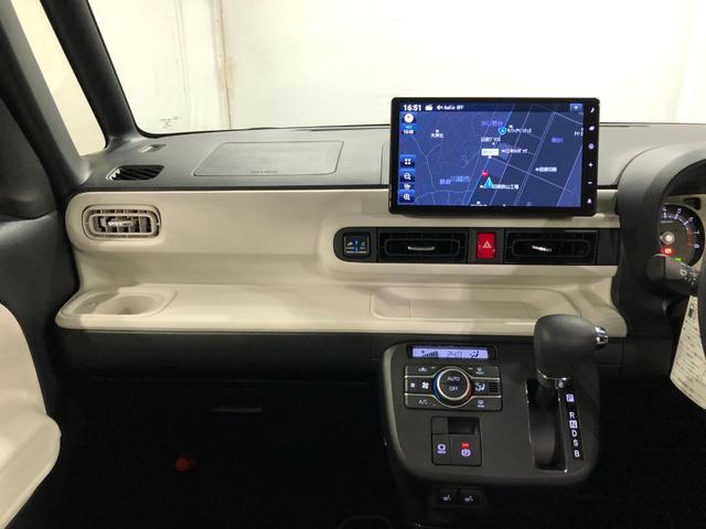 ムーヴキャンバスストライプスＧターボ　４ＷＤ　走行１８１１１キロ　大画面ナビ一年保証・走行距離無制限　走行１８１１１キロ　純正１０インチフルセグナビ　ブルートゥース　全周囲カメラ　ドラレコ　クリアランスソナー　ＬＥＤヘッドライト　シートヒーター　両側電動スライドドア（埼玉県）の中古車