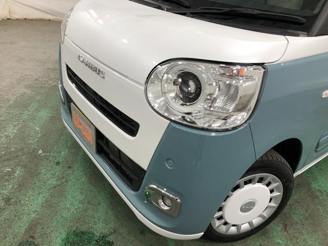 ムーヴキャンバスストライプスＧターボ　４ＷＤ　走行１８１１１キロ　大画面ナビ一年保証・走行距離無制限　走行１８１１１キロ　純正１０インチフルセグナビ　ブルートゥース　全周囲カメラ　ドラレコ　クリアランスソナー　ＬＥＤヘッドライト　シートヒーター　両側電動スライドドア（埼玉県）の中古車