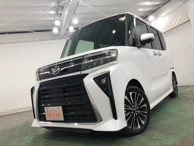 タントカスタムＲＳ　走行７５３８９キロ／彩速ナビ／バックカメラ一年保証・走行距離無制限　走行７５３８９キロ　フルセグナビ　ブルートゥース　バックカメラ　サイドエアバック　クリアランスソナー　ＬＥＤヘッドライト　シートヒーター　両側電動スライドドア（埼玉県）の中古車