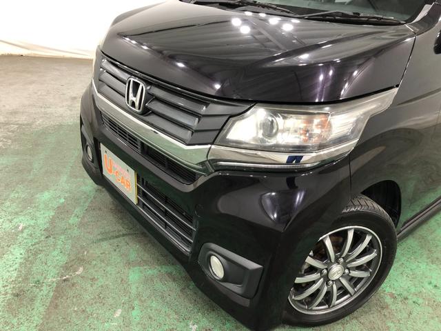 Ｎ−ＷＧＮカスタムＧ・Ａパッケージ　走行６３３０５キロ／雹害／車検整備付一年保証・走行距離無制限　走行６３３０５キロ　ワンセグナビ　バックカメラ　オートマチックハイビーム　ＨＩＤヘッドライト　ベンチシート（埼玉県）の中古車