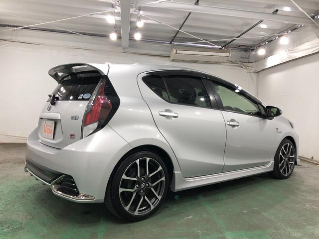 アクアG GRスポーツ・17インチパッケージ 走行27267キロ一年保証・走行距離無制限 走行27267キロ フルセグナビ ブルートゥース バックカメラ ドラレコ ETC オートライト LEDヘッドライト(埼玉県)の中古車