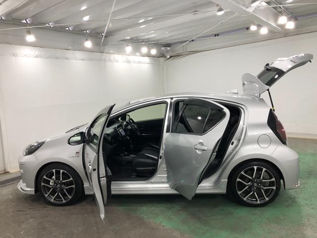 アクアG GRスポーツ・17インチパッケージ 走行27267キロ一年保証・走行距離無制限 走行27267キロ フルセグナビ ブルートゥース バックカメラ ドラレコ ETC オートライト LEDヘッドライト(埼玉県)の中古車