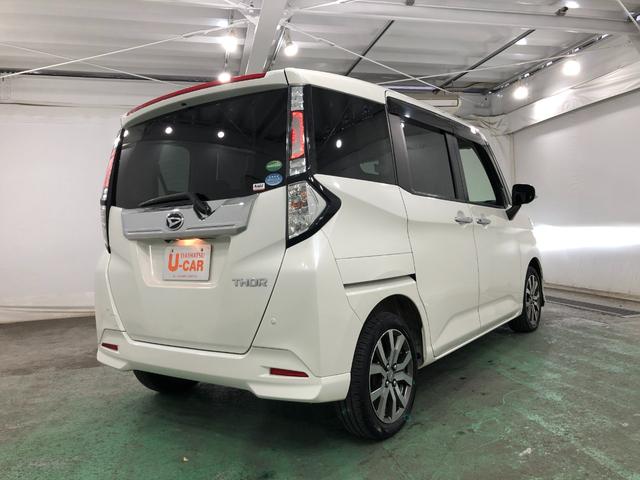 トールカスタムＧ　ターボ　ＳＡII　走行９３３９７キロ／９型ナビ１年保証距離無制限　走行距離９３３９７キロ　純正フルセグナビ　パノラマモニター　ブルートゥース　純正マット　ＬＥＤヘッドランプ　アイドリングストップ　両側電動スライドドア　オート格納式ドアミラー（東京都）の中古車