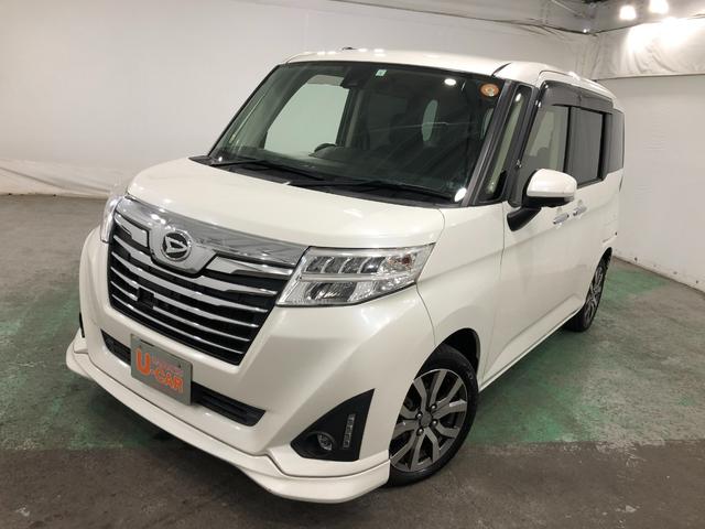 トールカスタムＧ　ターボ　ＳＡII　走行９３３９７キロ／９型ナビ１年保証距離無制限　走行距離９３３９７キロ　純正フルセグナビ　パノラマモニター　ブルートゥース　純正マット　ＬＥＤヘッドランプ　アイドリングストップ　両側電動スライドドア　オート格納式ドアミラー（東京都）の中古車