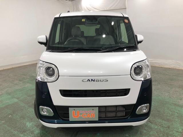 ムーヴキャンバスストライプスG 走行16641キロ/ディスプレイオーディオ一年保証・走行距離無制限 走行16641キロ ディスプレイオーディオ ブルートゥース USB 全周囲カメラ サイドエアバック クリアランスソナー LEDヘッドライト 両側電動スライドドア(埼玉県)の中古車