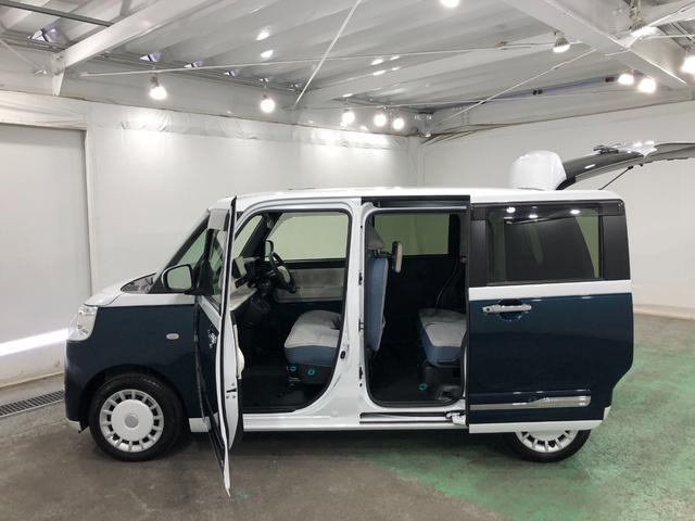 ムーヴキャンバスストライプスG 走行16641キロ/ディスプレイオーディオ一年保証・走行距離無制限 走行16641キロ ディスプレイオーディオ ブルートゥース USB 全周囲カメラ サイドエアバック クリアランスソナー LEDヘッドライト 両側電動スライドドア(埼玉県)の中古車