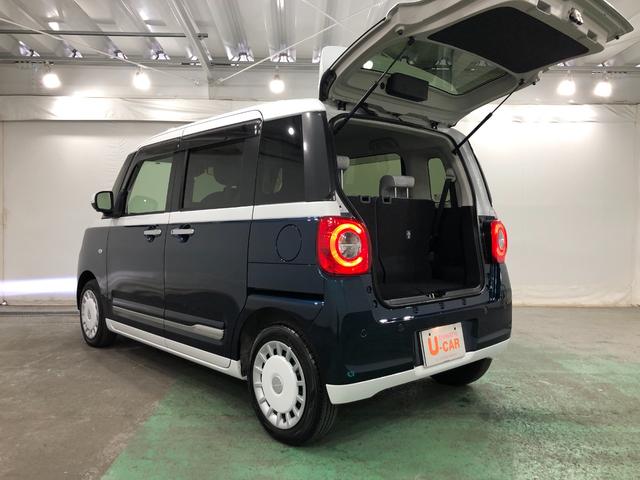 ムーヴキャンバスストライプスG 走行16641キロ/ディスプレイオーディオ一年保証・走行距離無制限 走行16641キロ ディスプレイオーディオ ブルートゥース USB 全周囲カメラ サイドエアバック クリアランスソナー LEDヘッドライト 両側電動スライドドア(埼玉県)の中古車