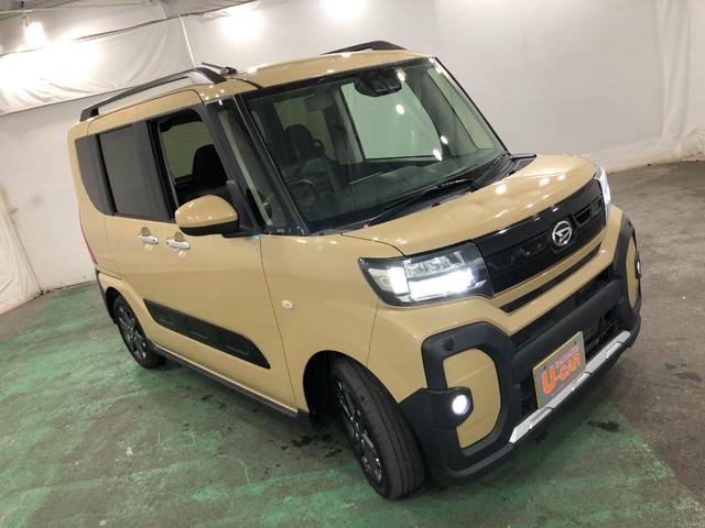 タントファンクロスターボ　走行４６７３５キロ／ＬＥＤヘッドランプ１年保証距離無制限　走行距離４６７３５キロ　純正マット　サイドエアバッグ　ＬＥＤヘッドランプ　アイドリングストップ　シートヒーター　両側電動スライドドア　オート格納式ドアミラー　キーフリー（埼玉県）の中古車