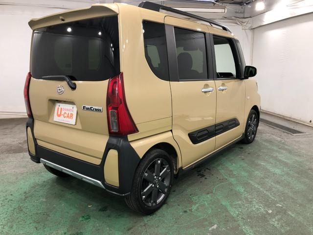 タントファンクロスターボ　走行４６７３５キロ／ＬＥＤヘッドランプ１年保証距離無制限　走行距離４６７３５キロ　純正マット　サイドエアバッグ　ＬＥＤヘッドランプ　アイドリングストップ　シートヒーター　両側電動スライドドア　オート格納式ドアミラー　キーフリー（埼玉県）の中古車