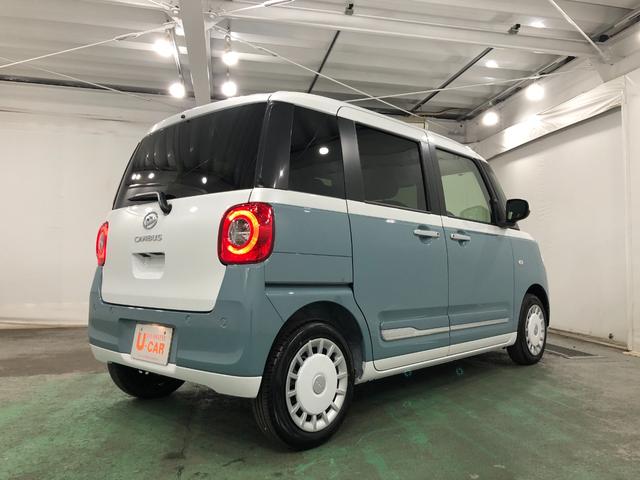 ムーヴキャンバスストライプスＧ　走行２５キロ／両側電動スライドドア一年保証・走行距離無制限　走行２５キロ　サイドエアバック　クリアランスソナー　オートライト　ＬＥＤヘッドライト　アイドリングストップ　ベンチシート　シートヒーター　両側電動スライドドア（埼玉県）の中古車