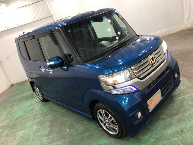 N−BOXカスタムG・Aパッケージ 走行53885キロ/ナビ/両側電動スライド一年保証・走行距離無制限 走行53885キロ ワンセグナビ ETC ブルートゥース サイドエアバック オートライト HIDヘッドライト ベンチシート 両側電動スライドドア(埼玉県)の中古車
