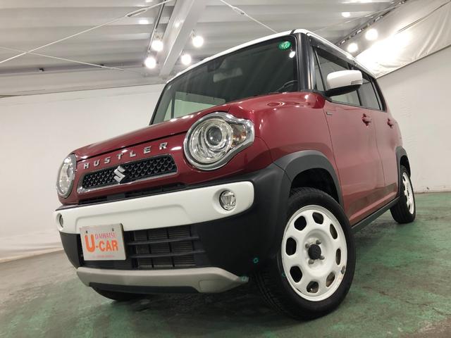 ハスラーＪスタイル　雹害／車検整備付／走行７３５７８キロ／ナビ１年保証距離無制限　走行距離７３５７８キロ　ワンセグナビ　バックカメラ　純正マット　オートライト　アイドリングストップ　シートヒーター　電動格納式ドアミラー　プッシュスタート　キーフリー（埼玉県）の中古車