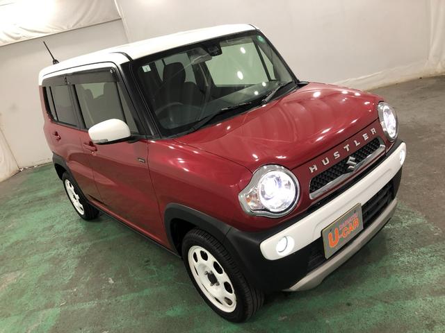 ハスラーＪスタイル　雹害／車検整備付／走行７３５７８キロ／ナビ１年保証距離無制限　走行距離７３５７８キロ　ワンセグナビ　バックカメラ　純正マット　オートライト　アイドリングストップ　シートヒーター　電動格納式ドアミラー　プッシュスタート　キーフリー（埼玉県）の中古車