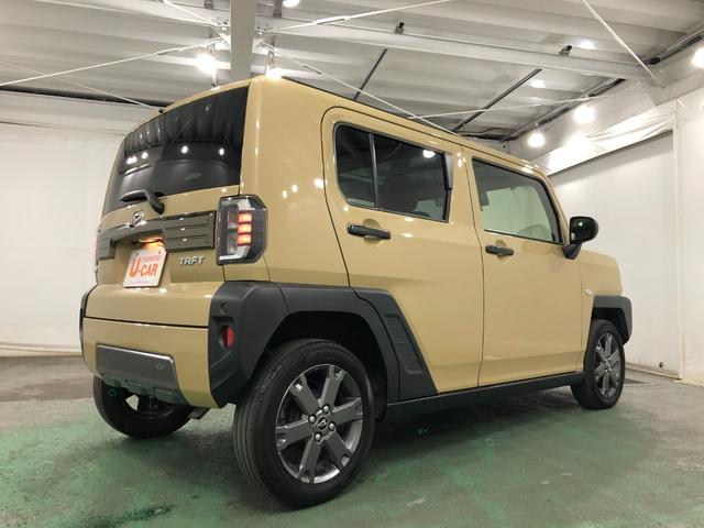 タフトGターボ ダーククロムベンチャー 走行54981キロ/LED1年保証距離無制限 走行距離54981キロ USBソケット 純正マット サイドエアバッグ LEDヘッドランプ アイドリングストップ シートヒーター プッシュボタンスタート オート格納式ドアミラー(埼玉県)の中古車