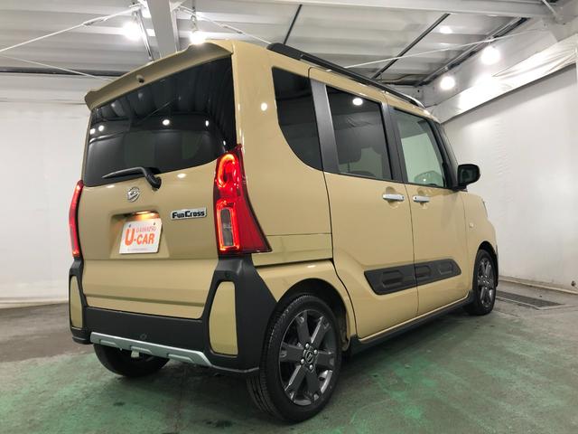 タントファンクロスターボ　雹害／走行３６３３４キロ／新品ナビ１年保証距離無制限　走行距離３６３３４キロ　フルセグナビ　バックカメラ　ブルートゥース　純正マット　サイドエアバッグ　ＬＥＤヘッドランプ　アイドリングストップ　シートヒーター　両側電動スライドドア（埼玉県）の中古車