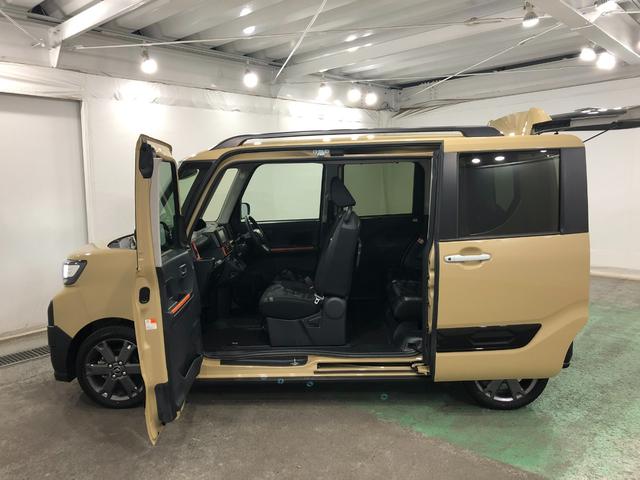 タントファンクロスターボ　雹害／走行３６３３４キロ／新品ナビ１年保証距離無制限　走行距離３６３３４キロ　フルセグナビ　バックカメラ　ブルートゥース　純正マット　サイドエアバッグ　ＬＥＤヘッドランプ　アイドリングストップ　シートヒーター　両側電動スライドドア（埼玉県）の中古車