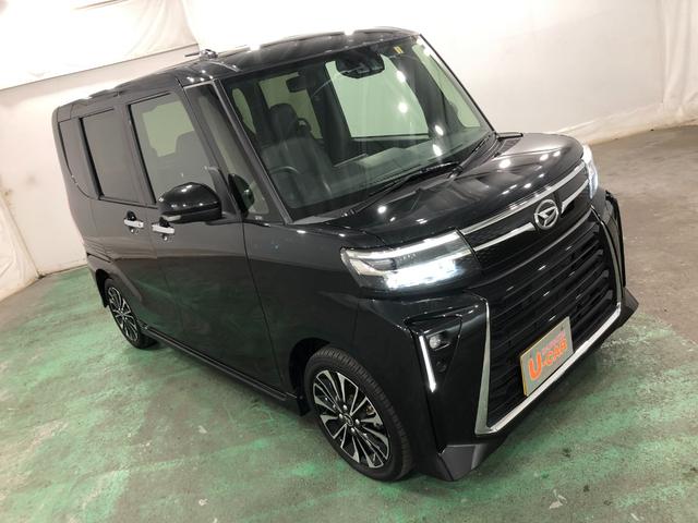 タントカスタムＲＳ　走行３７１２０キロ／新品ナビ／バックカメラ一年保証・走行距離無制限　走行３７１２０キロ　フルセグナビ　ブルートゥース　バックカメラ　クリアランスソナー　オートライト　シートヒーター　両側電動スライドドア（埼玉県）の中古車