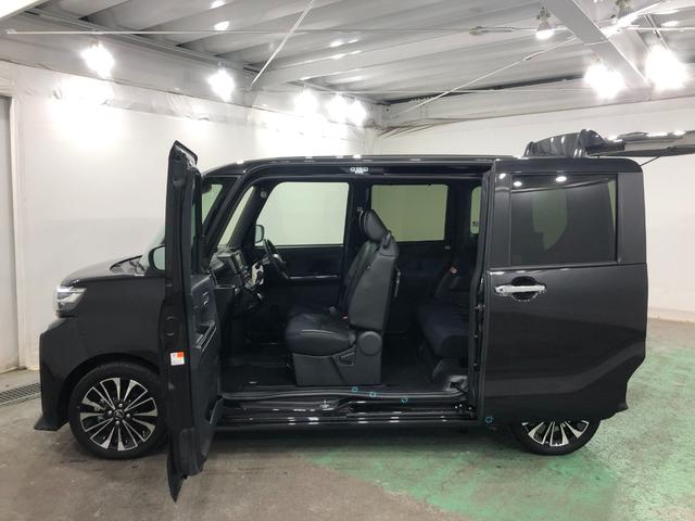 タントカスタムＲＳ　走行３７１２０キロ／新品ナビ／バックカメラ一年保証・走行距離無制限　走行３７１２０キロ　フルセグナビ　ブルートゥース　バックカメラ　クリアランスソナー　オートライト　シートヒーター　両側電動スライドドア（埼玉県）の中古車