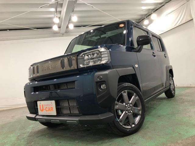 タフトＧ　ダーククロムベンチャー　新品ナビ／走行３０９８キロ１年保証距離無制限　走行距離３０９８キロ　フルセグナビ　バックカメラ　ブルートゥース　純正マット　サイドエアバッグ　ＬＥＤヘッドランプ　アイドリングストップ　シートヒーター　オート格納式ドアミラー（埼玉県）の中古車