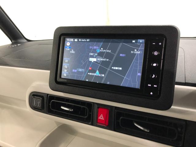 ムーヴキャンバスストライプスGターボ 走行8695キロ/純正ナビ/ドラレコ1年保証距離無制限 走行距離8695キロ 純正フルセグナビ バックカメラ ドラレコ 純正マット サイドエアバッグ LEDヘッドランプ アイドリングストップ シートヒーター 両側電動スライドドア(埼玉県)の中古車